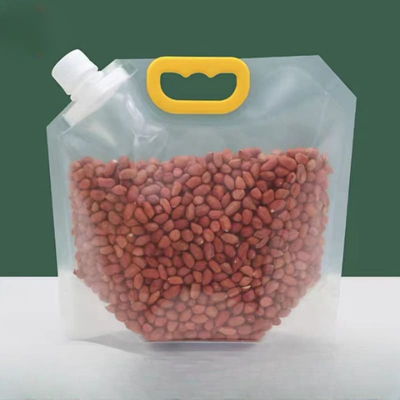 Kit com 10 Sacos de Armazenamento para Alimentos - Dispenser Prático e Reutilizável