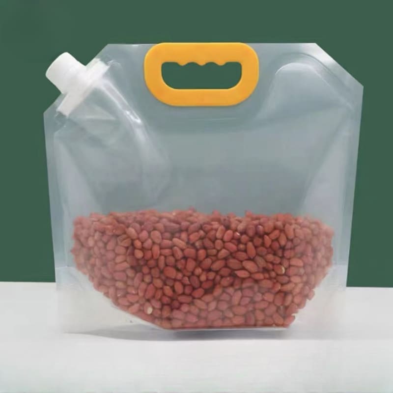 Kit com 10 Sacos de Armazenamento para Alimentos - Dispenser Prático e Reutilizável
