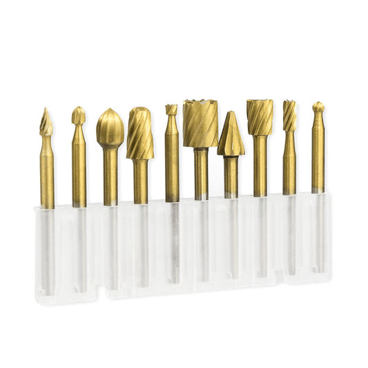 Kit de 10 Limas Rotativas Profissionais para Uso Multiuso