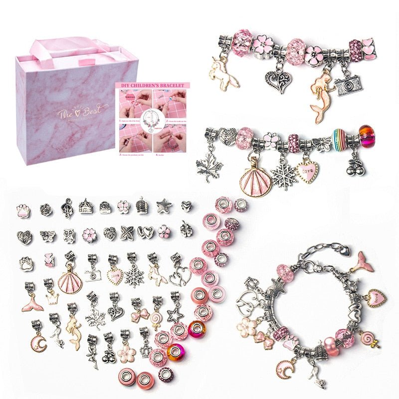 Kit de Braceletes Femininos com 63 Peças - Acessórios de Moda