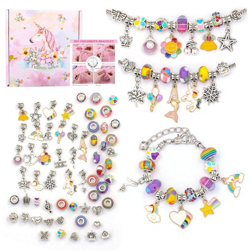 Kit de Braceletes Femininos com 63 Peças - Acessórios de Moda