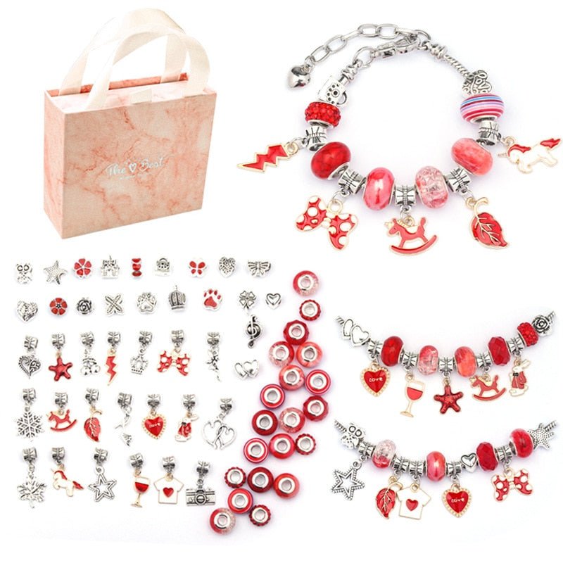 Kit de Braceletes Femininos com 63 Peças - Acessórios de Moda