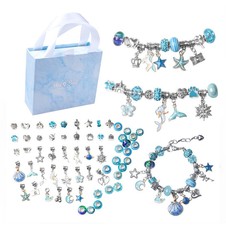 Kit de Braceletes Femininos com 63 Peças - Acessórios de Moda