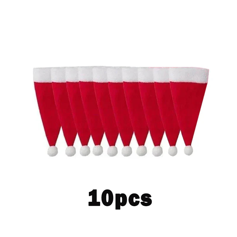 Kit de Decoração para Mesa Posta de Natal com Protetores de Talheres