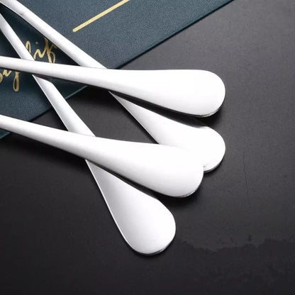 Kit de Utensílios de Cozinha em Inox Dourado - 6 Peças
