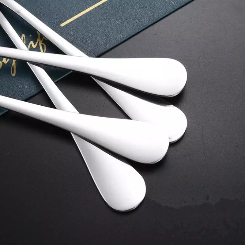 Kit de Utensílios de Cozinha em Inox Dourado - 6 Peças