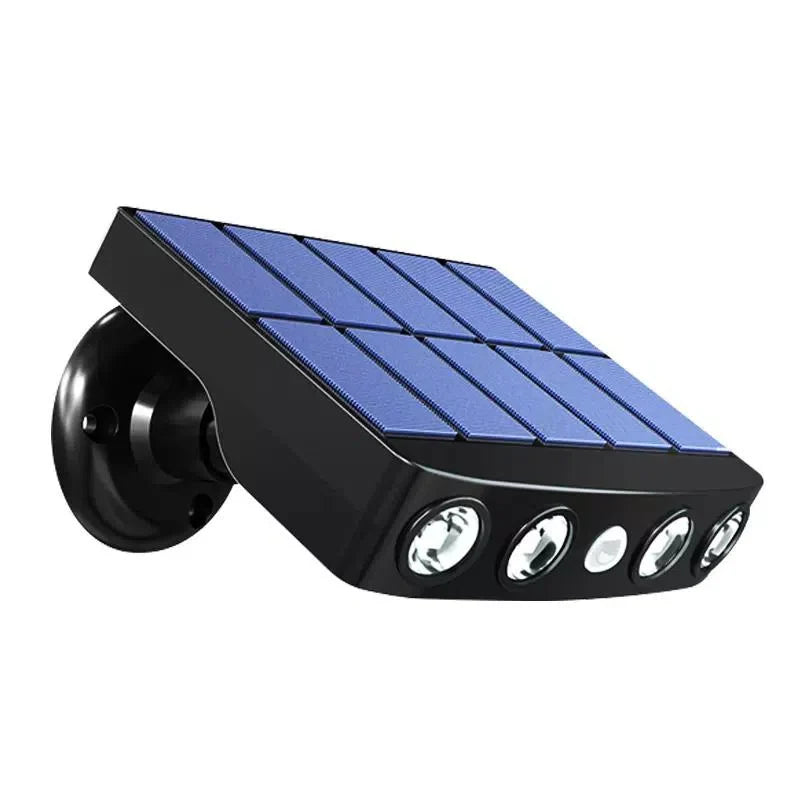 Lanterna Solar de Segurança com Sensor de Movimento - Iluminação Exterior Eficiente