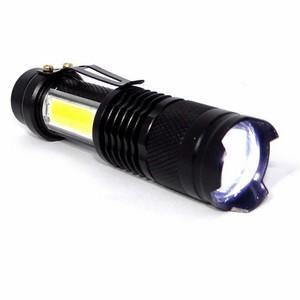 Lanterna Tática Recarregável USB com Super LED e Função Zoom