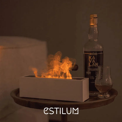 Lareira de Luxo com Difusor e Umidificador para Ambientes
