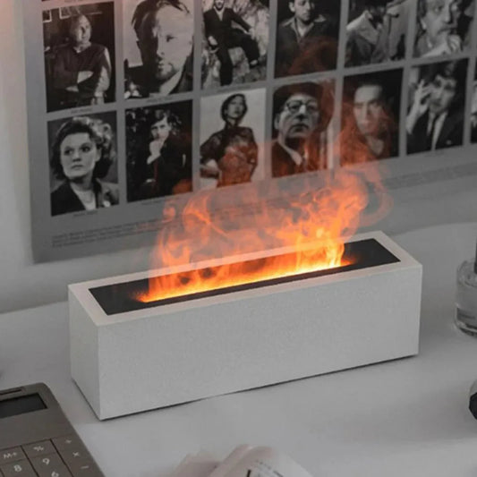 Lareira de Luxo com Difusor e Umidificador para Ambientes
