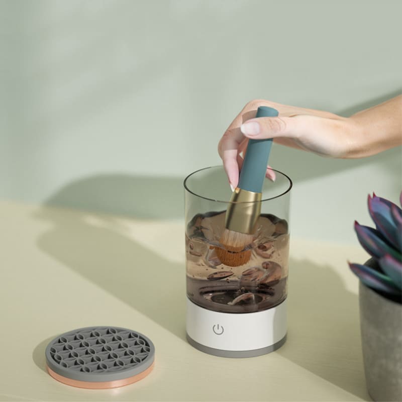 Limpador Elétrico para Pincéis de Maquiagem - Eficiente e Prático