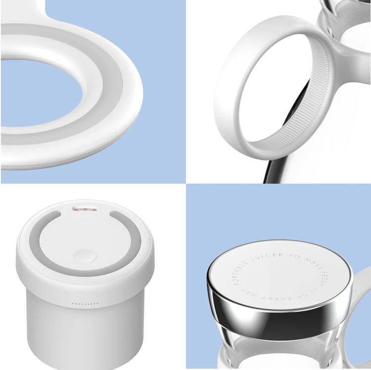 Liquidificador Portátil e Mixer Sem Fio Recarregável