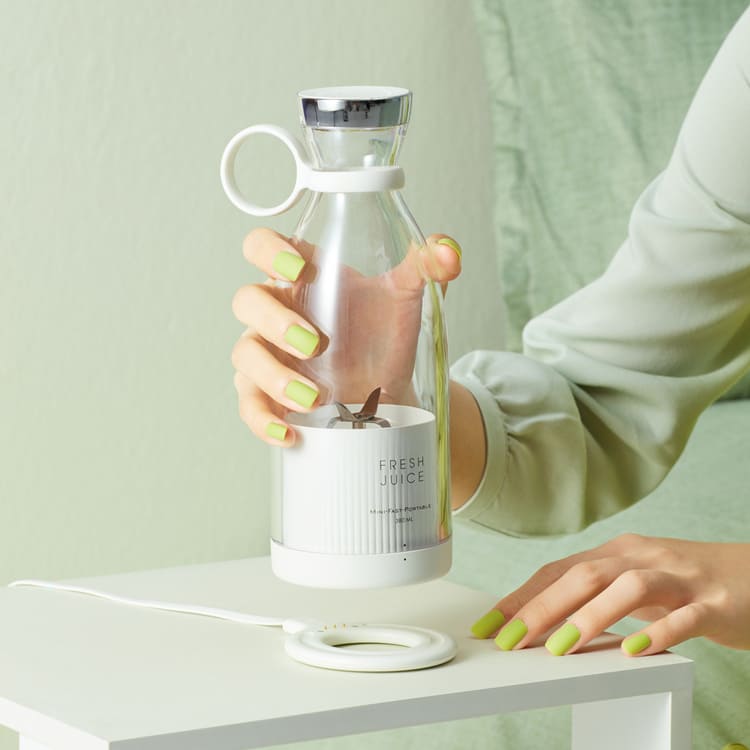 Liquidificador Portátil e Mixer Sem Fio Recarregável