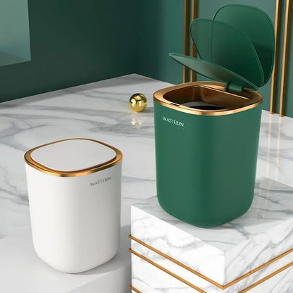 Lixeira Automática Colorida para Banheiro e Cozinha