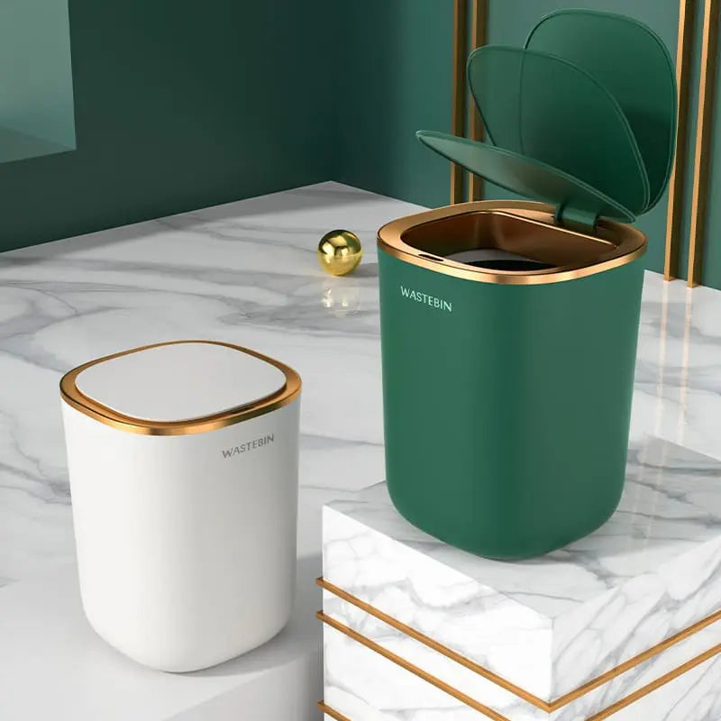 Lixeira Automática Colorida para Banheiro e Cozinha