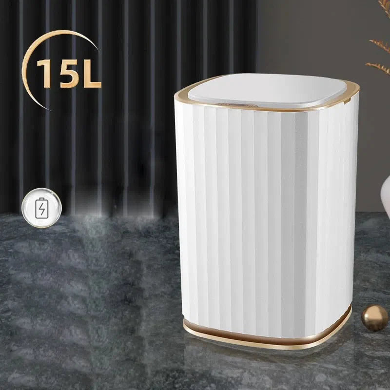 Lixeira Automática com Sensor de Movimento - Design Moderno e Funcional