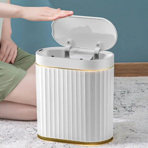 Lixeira Automática com Sensor de Movimento - Design Moderno e Funcional