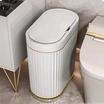 Lixeira Automática com Sensor para Banheiro - Sem Contato, 5 Litros