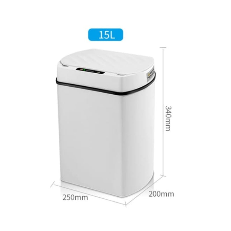 Lixeira Automática com Sensor para Banheiro e Cozinha 15L