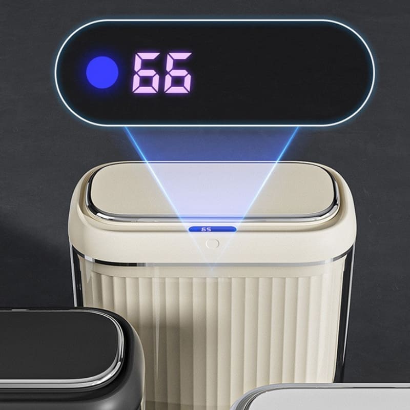 Lixeira Automática com Sensor para Banheiro e Cozinha em Acrílico