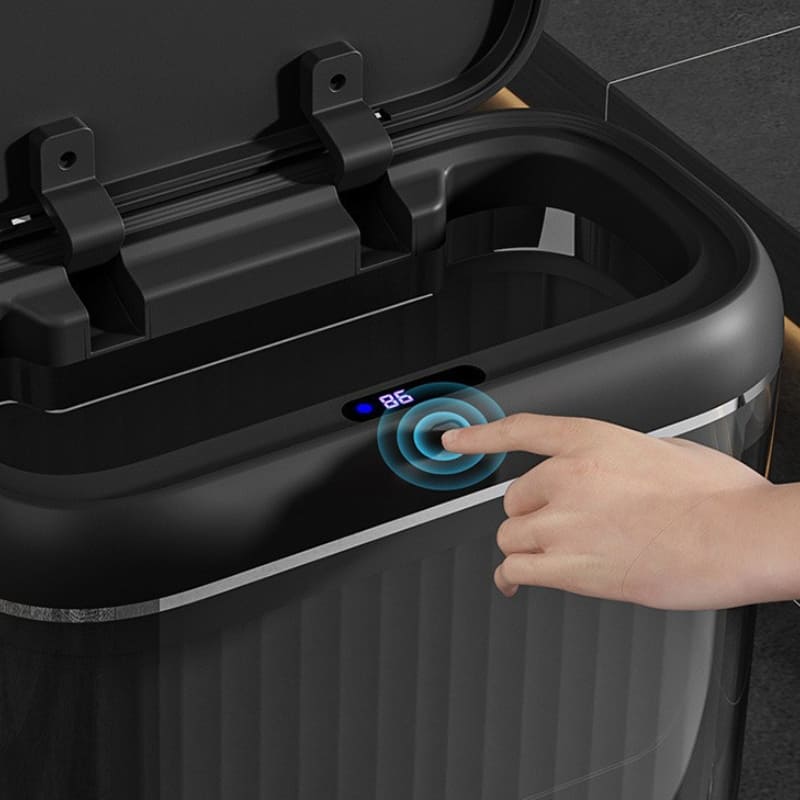 Lixeira Automática com Sensor para Banheiro e Cozinha em Acrílico