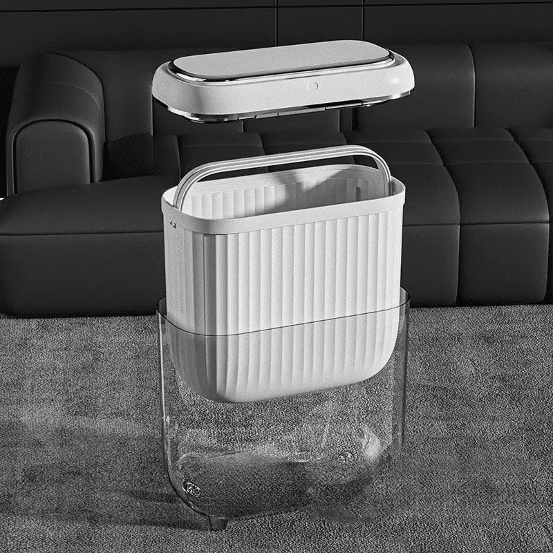 Lixeira Automática com Sensor para Banheiro e Cozinha em Acrílico