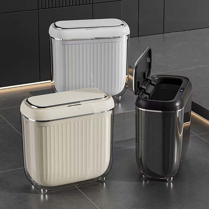Lixeira Automática com Sensor para Banheiro e Cozinha em Acrílico