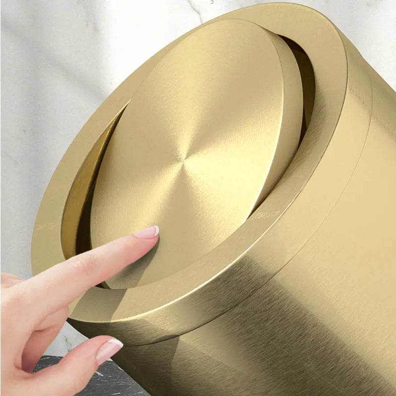 Lixeira Moderna em Aço Inoxidável 9 Litros - Design Elegante e Funcional