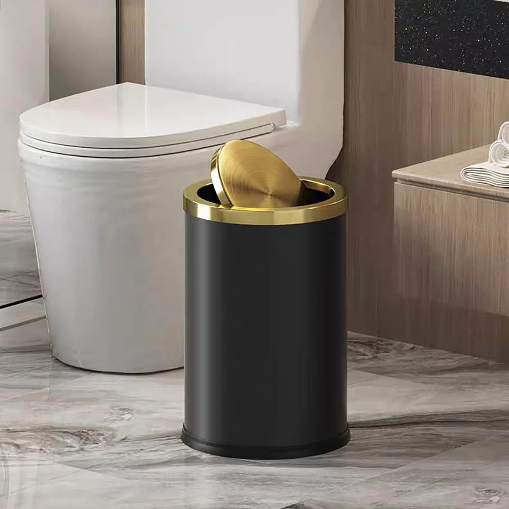 Lixeira Moderna em Aço Inoxidável 9 Litros - Design Elegante e Funcional
