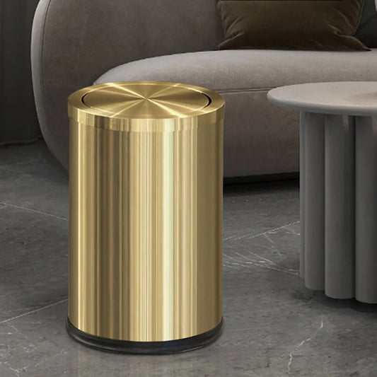 Lixeira Moderna em Aço Inoxidável 9 Litros - Design Elegante e Funcional