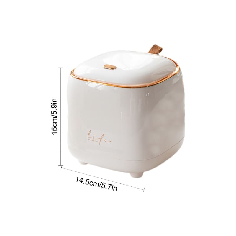 Lixeira de Mesa Decorativa de Luxo para Escritório