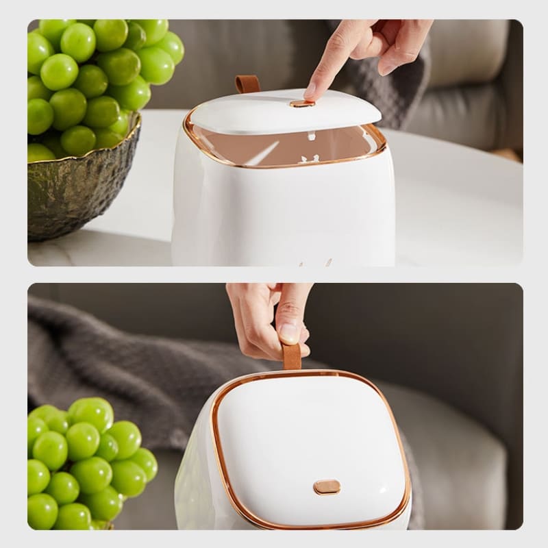 Lixeira de Mesa Decorativa de Luxo para Escritório