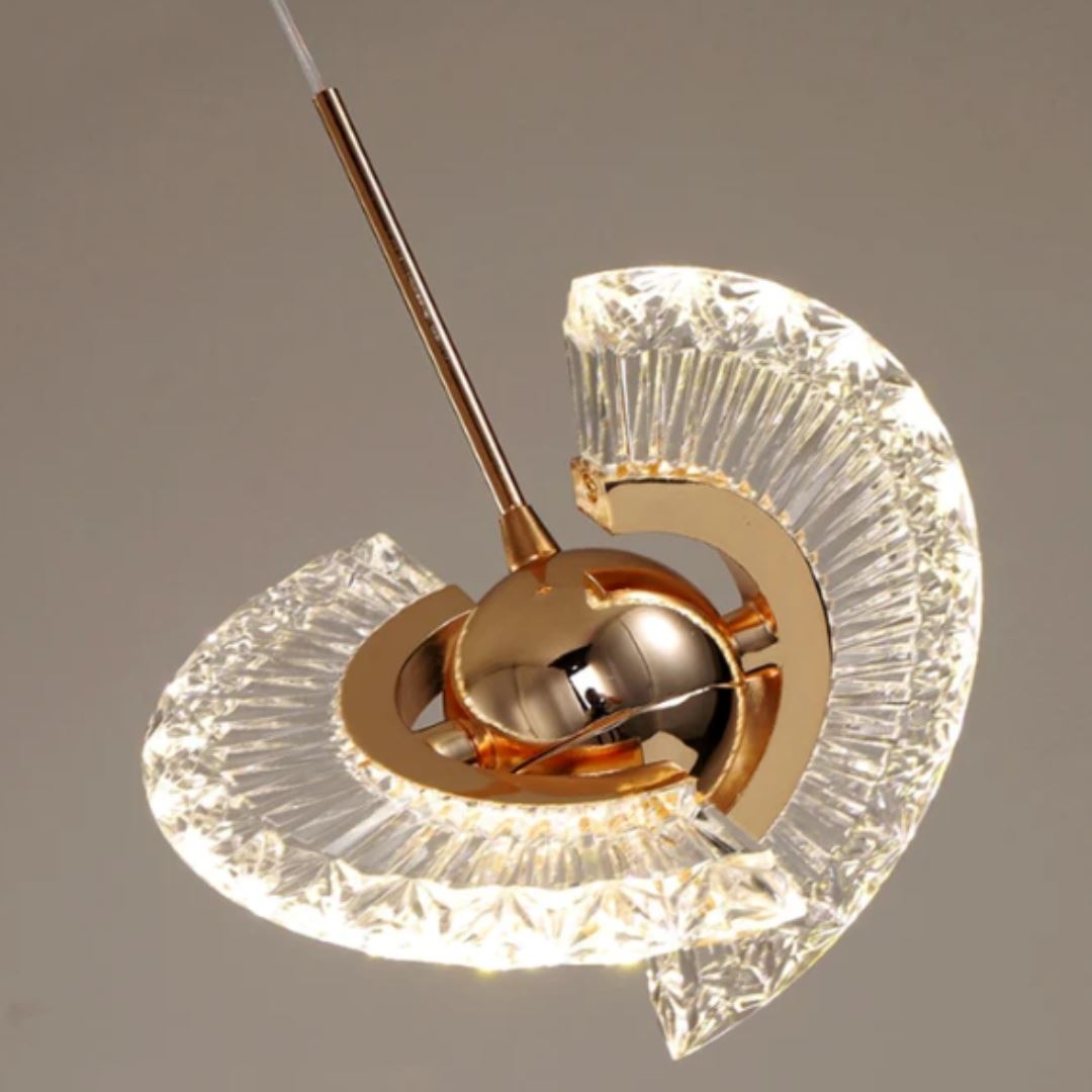 Luminária Lustre Pendente LED Nórdica Luxo 4 em 1 - Iluminação Elegante para Ambientes