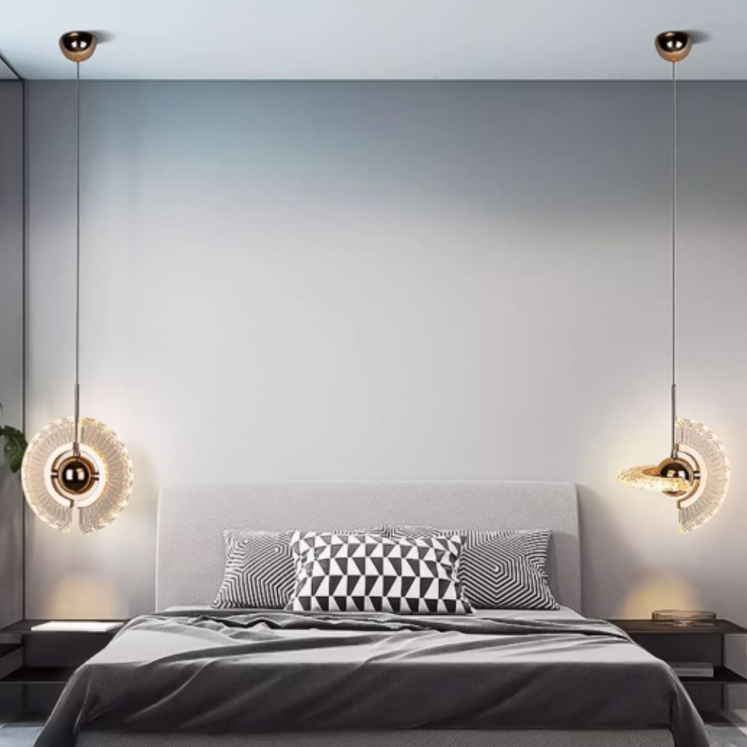 Luminária Lustre Pendente LED Nórdica Luxo 4 em 1 - Iluminação Elegante para Ambientes