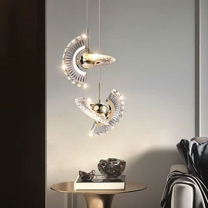 Luminária Lustre Pendente LED Nórdica Luxo 4 em 1 - Iluminação Elegante para Ambientes