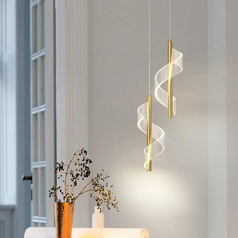 Luminária Pendente LED Nórdica para Iluminação Interior