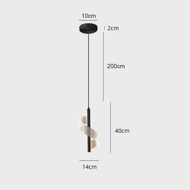 Luminária Pendente LED Nórdica para Iluminação Interior