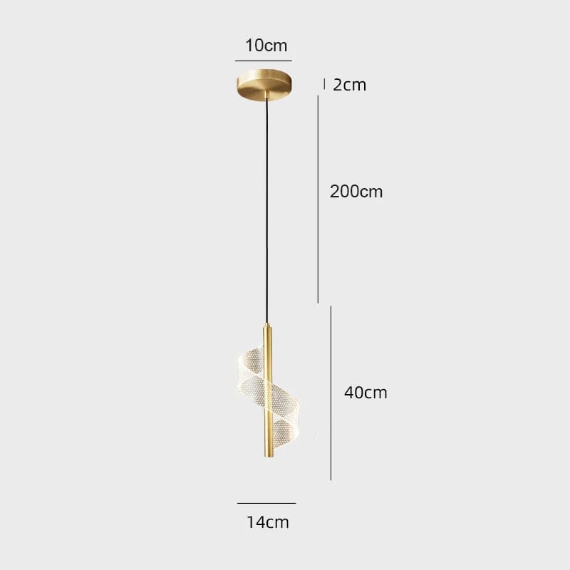 Luminária Pendente LED Nórdica para Iluminação Interior