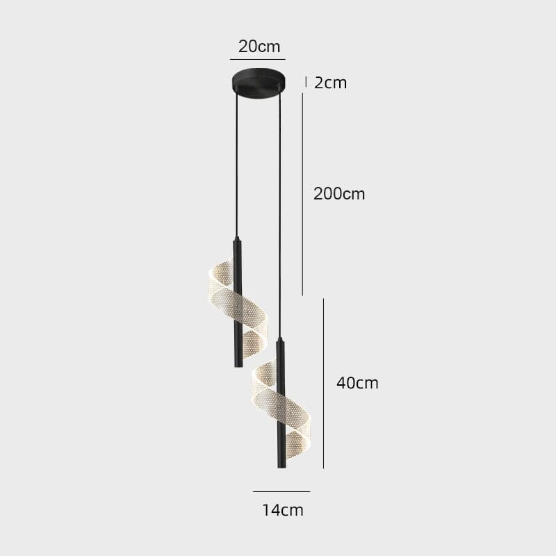 Luminária Pendente LED Nórdica para Iluminação Interior