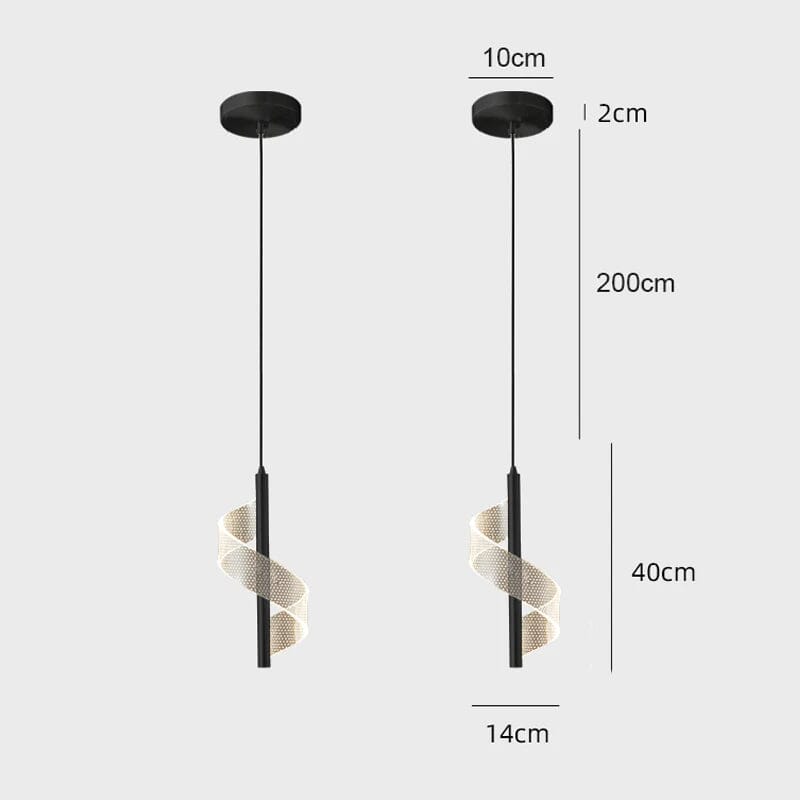 Luminária Pendente LED Nórdica para Iluminação Interior