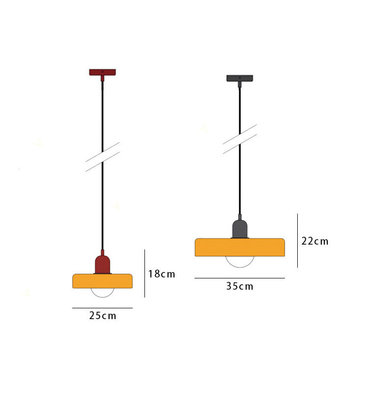Luminária Pendente Moderna de Estilo Nórdico - Design Elegante para Iluminação