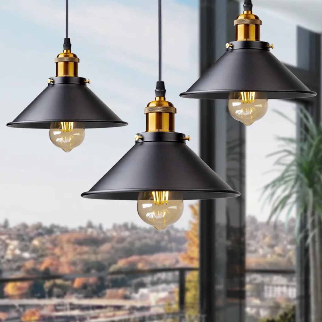 Luminária Pendente Vintage Retrô para Cozinha e Balcão