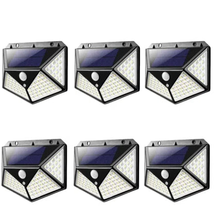Luminária Solar LED à Prova d'Água para Jardim - Iluminação Externa Eficiente