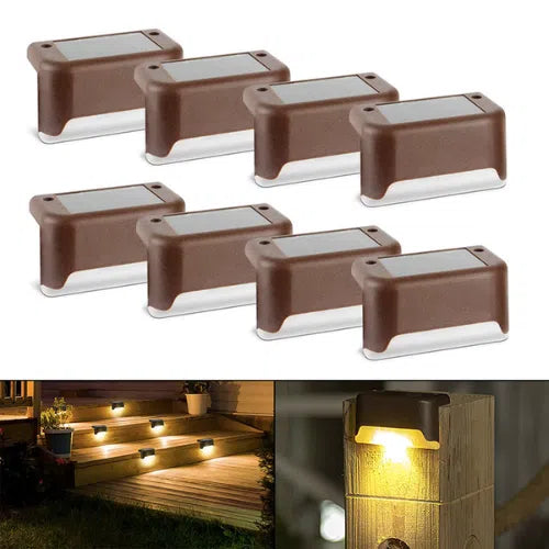 Luminária Solar LED para Jardim à Prova d'Água - Iluminação Externa Eficiente