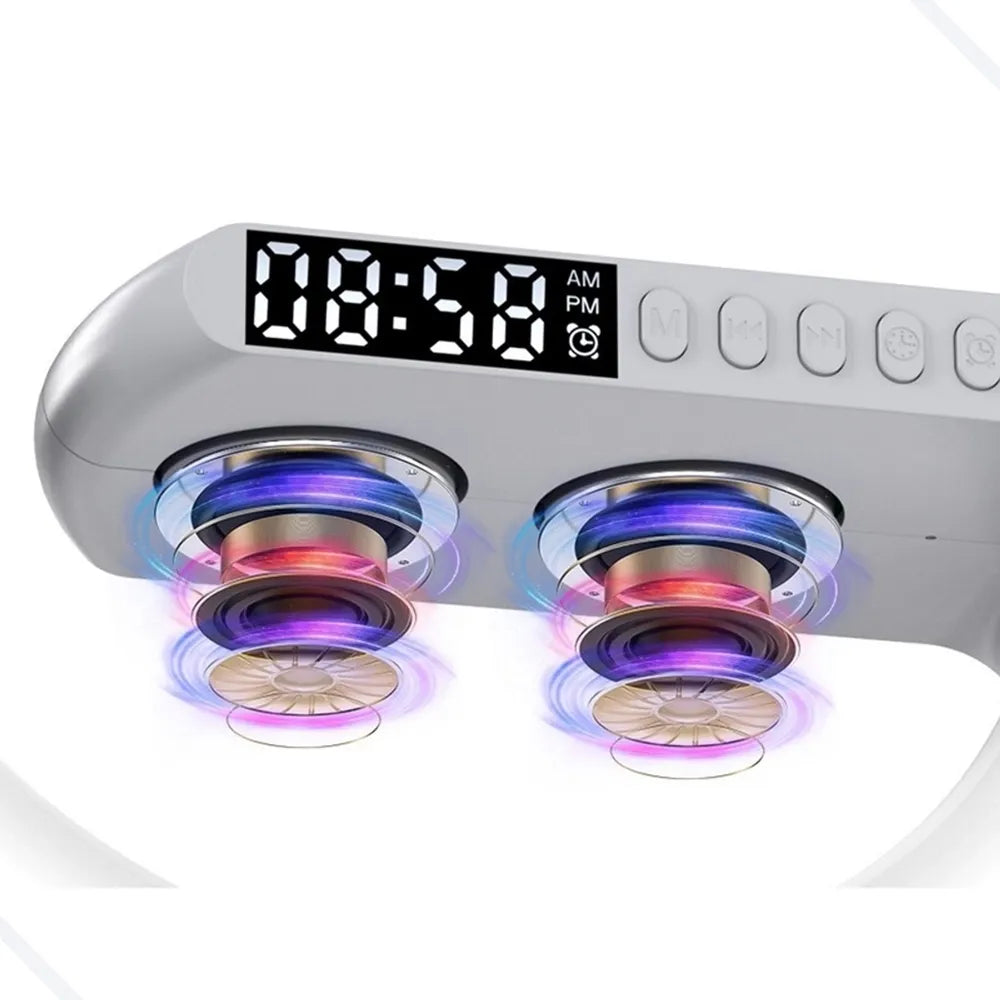 Luminária de Cabeceira Multifuncional 4 em 1 - Luz LED, Carregador USB e Controle Remoto