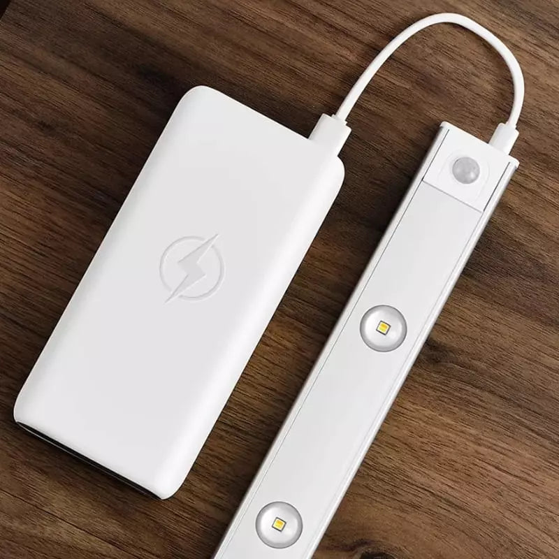 Luminária de LED Magnética com Sensor de Movimento para Iluminação Automática