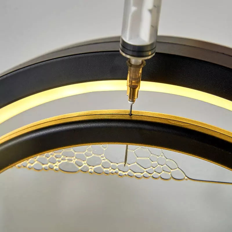 Luminária de Mesa Abajur Ampulheta LED Decorativa