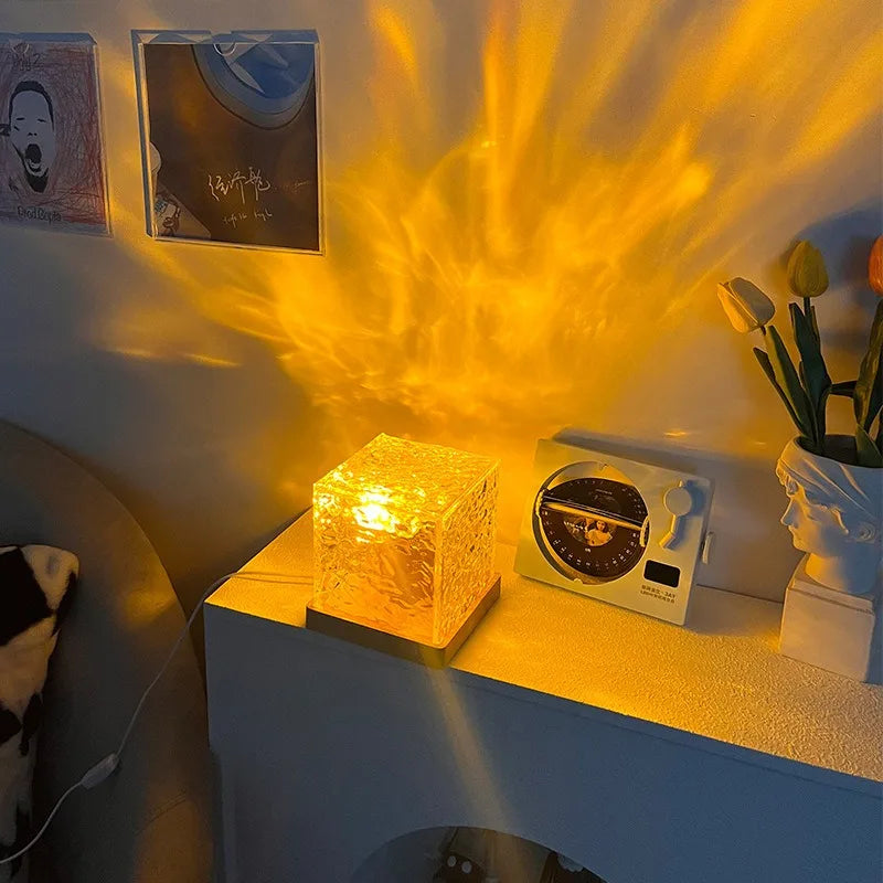 Luminária de Mesa Aurora Boreal LED - Iluminação Decorativa Moderna