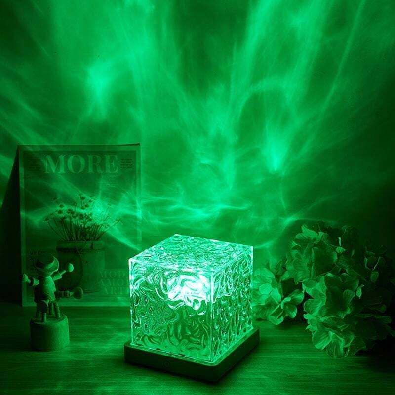 Luminária de Mesa Aurora Boreal LED - Iluminação Decorativa Moderna