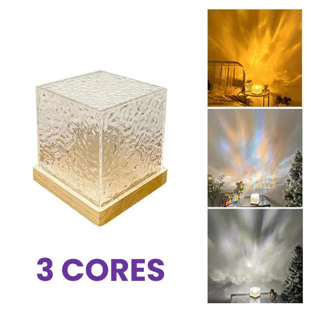 Luminária de Mesa Aurora Boreal LED - Iluminação Decorativa Moderna